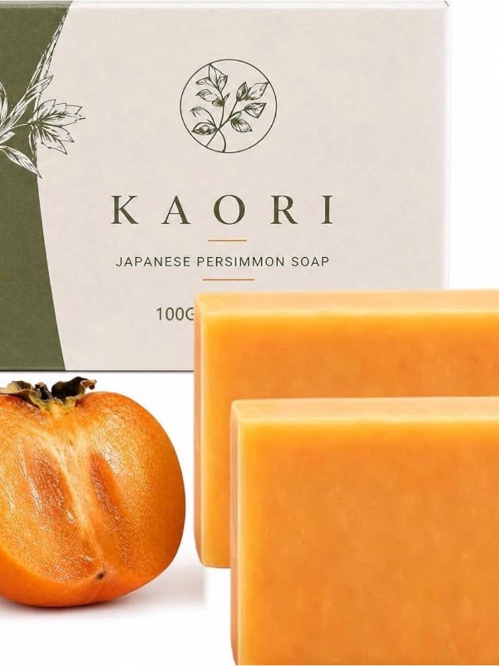 2-PACK KAORI Japanese Persimmon Soap